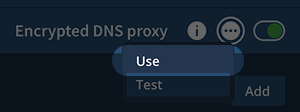 Use option highlighted for the specific API access method.